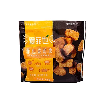 拍三件植物蛋白肉黄金鸡块927g