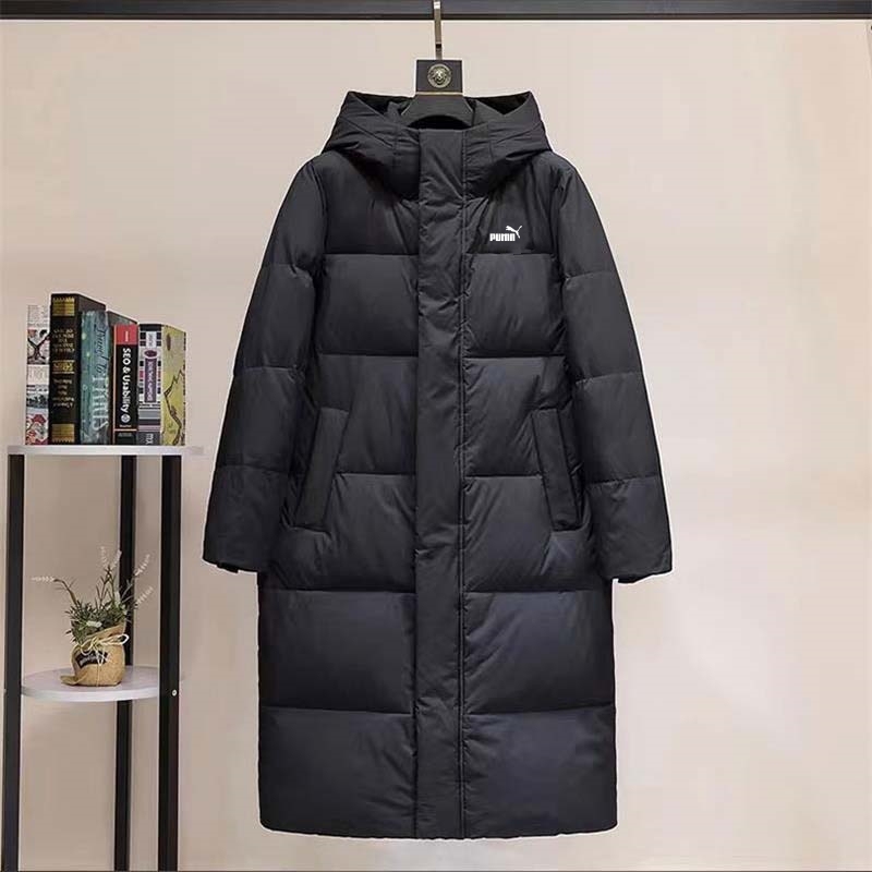 Outlet Store Hooded Mid-Length down Jacket for Men and Women, Thickened White Duck Down, Windproof and Warm Coat, Loose Overcoat Outlet Store Hooded Mid-Length down Jacket for Men and Women, Thickened White Duck Down, Windproof and Warm Coat, Loose Overcoat