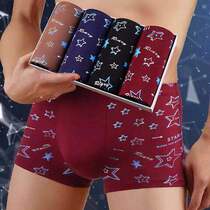 Cotton mens underwear mens thin boxer youth loose breathable boxer pants mens underwear