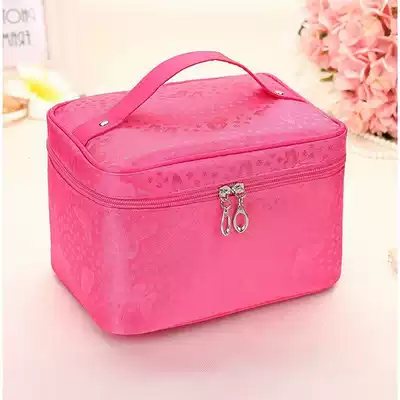 Cosmetic bag large capacity storage cosmetic bag cute travel wash bag waterproof portable with mirror size