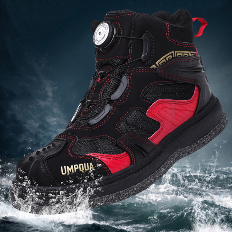 2022 new rock fishing shoes fishing shoes low-tube felt nail bottom reef anti-skid shoes felt nail shoes fly wading shoes