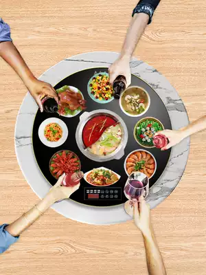 Rice insulation board warm vegetable board household table rotating turntable insulation board round smart insulation board