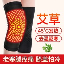 Wormwood warm knee pads male and female joints old cold legs elderly special self-heating anti-off autumn and winter cold-proof leg protection