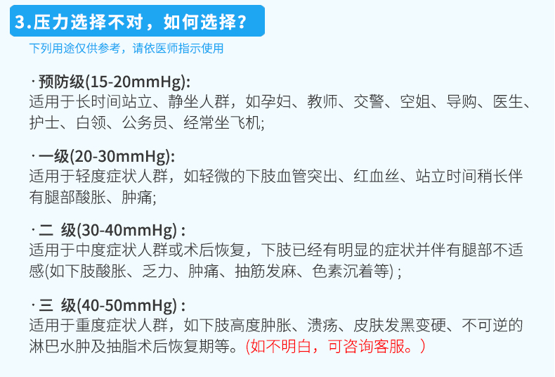 台湾产 脉美 医用治疗型 高弹透气 缓解静脉曲张弹力护腿 图4
