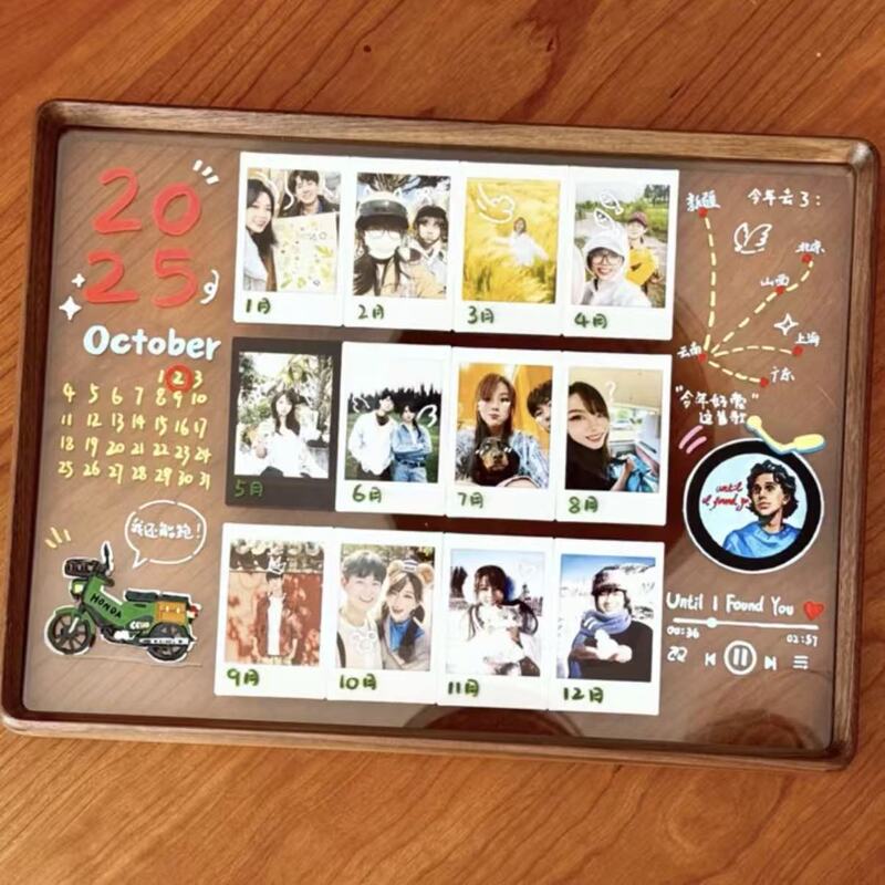 Xiaohongshu Same Style Couple Photo Frame Wedding Registration Photo Couple Certificate Anniversary Photo Album Gift Photo Framing