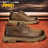 jeep Martens, джип в английском стиле, туфли для кожаной обуви, мужская износостойкая низкая повседневная обувь, из натуральной кожи