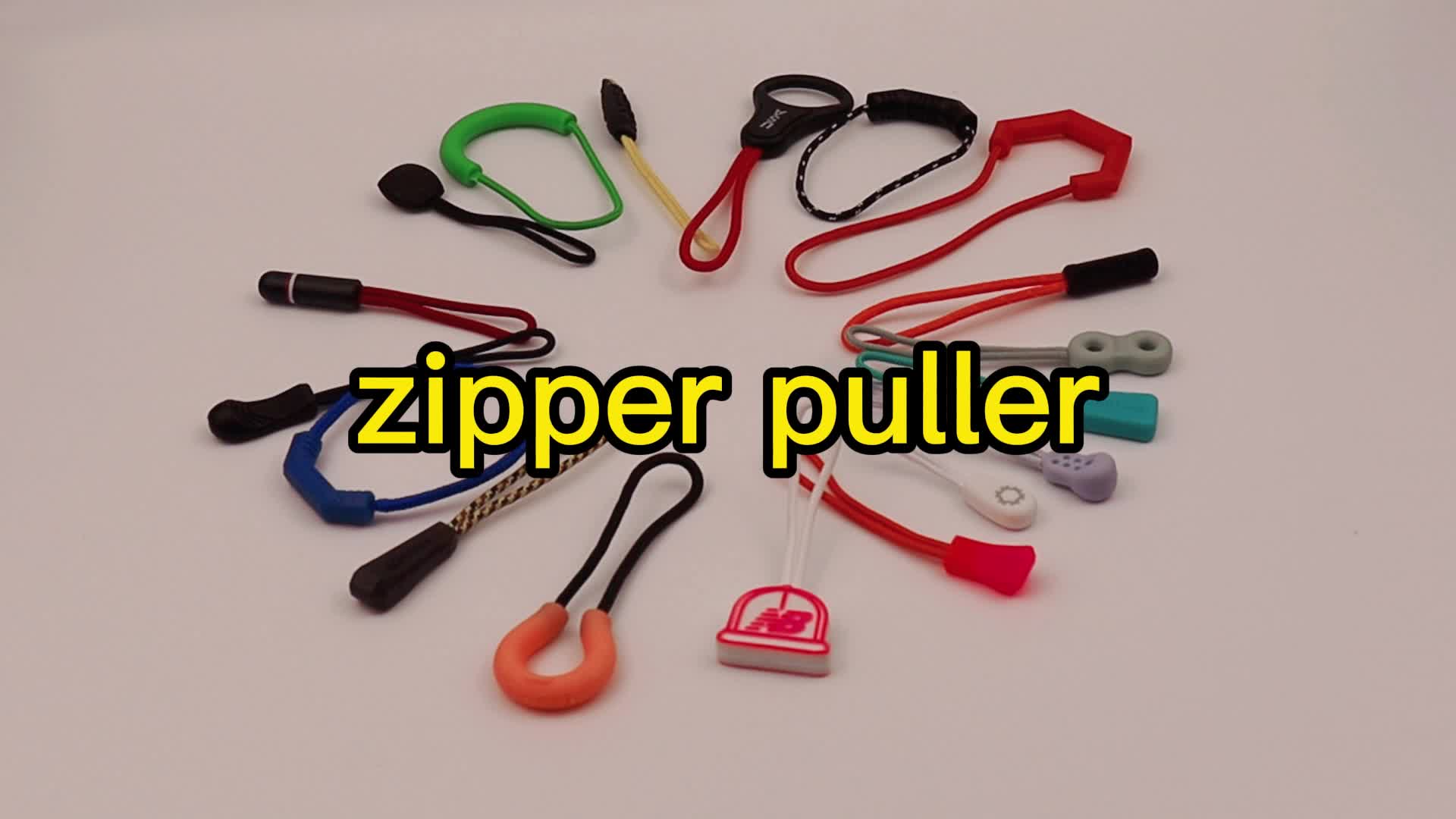 Wholesale Design Logo Rubber Puller Tpu Zipper Puller Head Zipper