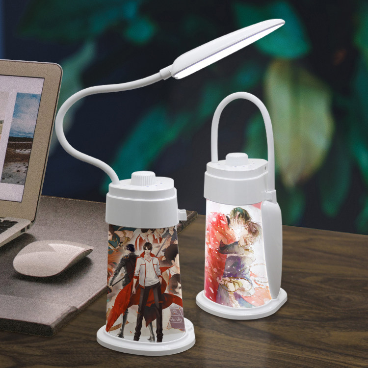 Full-time master Xia-Mu Friends account silver Soul Stealing notes Second Yuan Cartoon Perimeter Tables Lights small Night Lights Dual-purpose