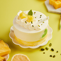 (E-voucher) 85 degrees c pineapple lemon lychee fresh birthday cake dessert afternoon tea snack Fruit