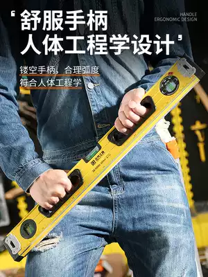 Horizontal ruler, high precision, angle and angle, balance measurement, small tools, imported from Germany with strong magnetism