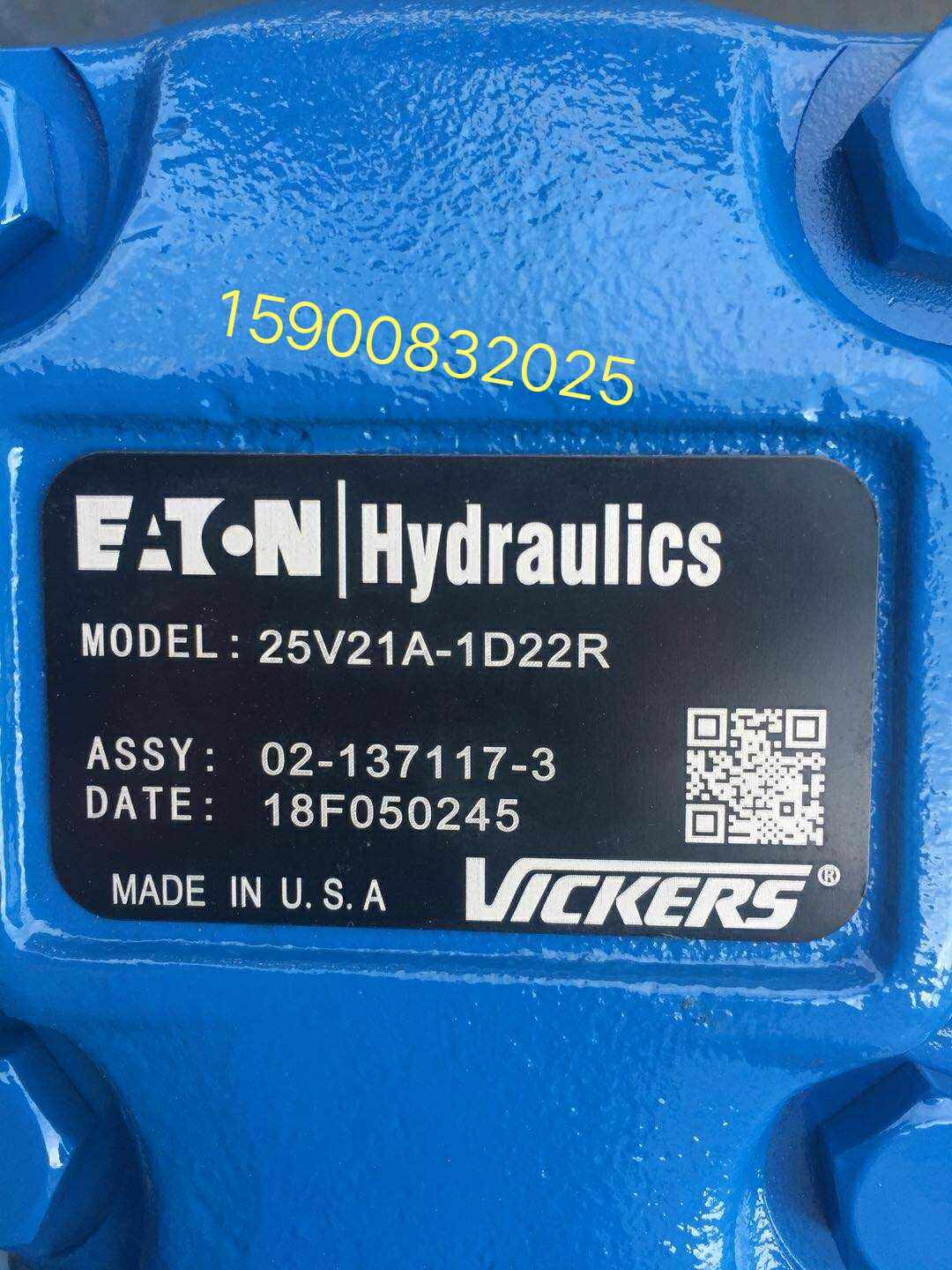 High pressure injection molding machine Wiggs 25V-17A-1C-22R 25V21A-1A-22R vane pump