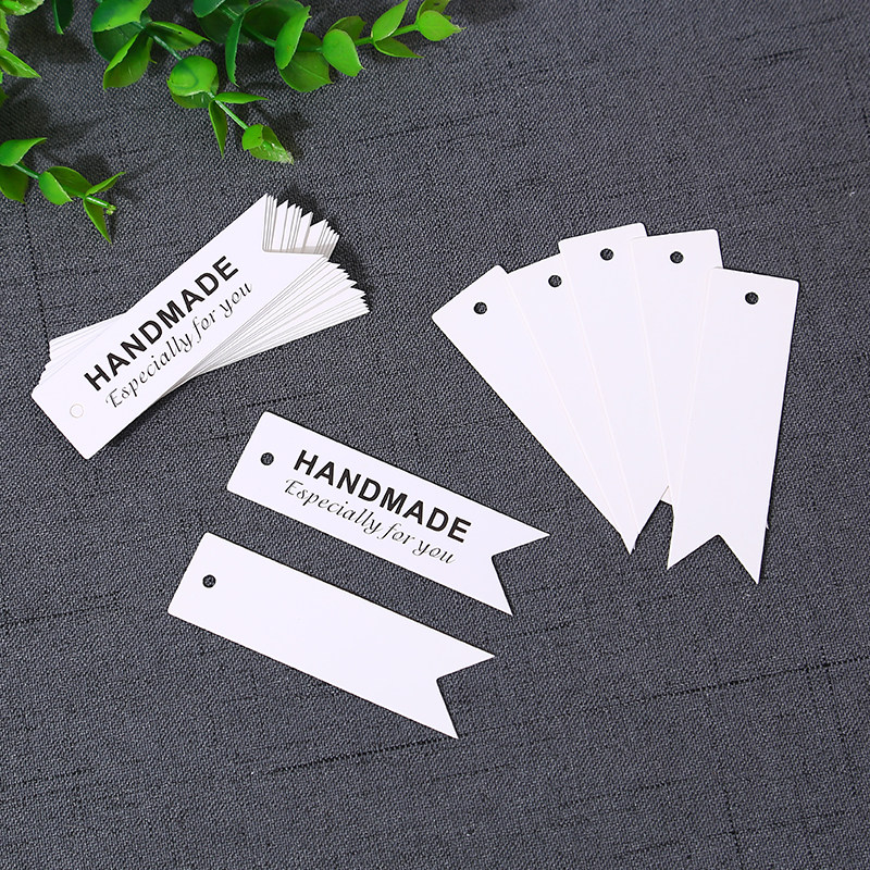 Spot Kraft paper dovetail HANDMADE Hand DIY Ornament Assistant Material Hanging Tag Bookmark Gift Card