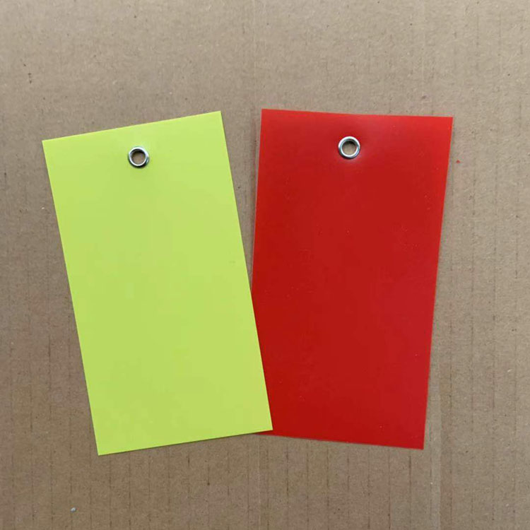 Waterproof plastic color PVC logistics tag express logistics clothing tag tag tag label custom