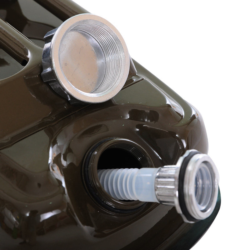 Car-Mounted Gasoline Can 30 Liters 20 Liters 10 Liters Diesel Jug Iron Oil Can Refueling Thickened Portable Motorcycle Spare Car Fuel Tank