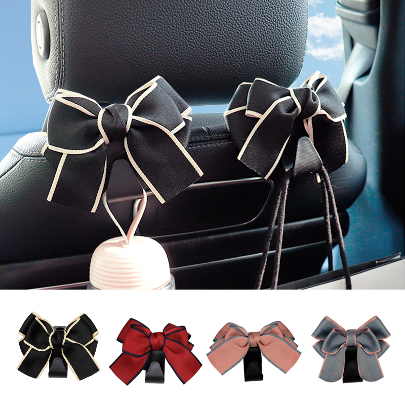Car seat back adhesive hook creative temperament car multi-function rear hook car car interior decoration products Daquan women