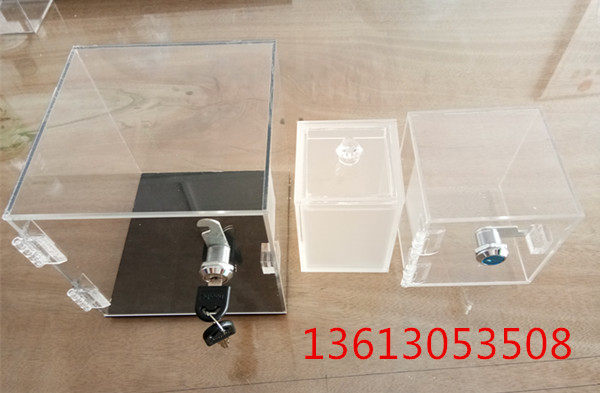 Customized to make organic glass box display handheld box with lock box collection box set with box antique collection box
