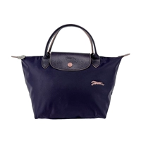 Вышитая кошачья труба короткая ручка темно -фиолетовая