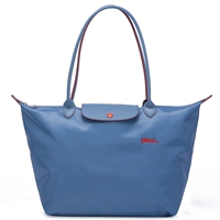 Вышитая лошадь большая длинная голубая голубая (смог -синий)