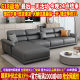 Italian minimalist leather sofa