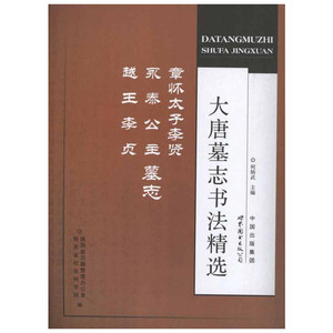 章怀太子李贤 永泰公主 越王李贞墓志 大唐墓志书法精选 何炳武 主编 书法、篆刻（新）艺术 新华书店正版图书籍