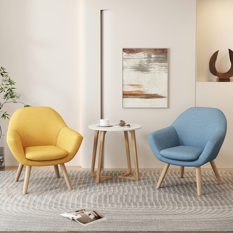 Balcony Table and Chair Three-Piece Set, Modern and Simple, One Table and Two Chairs, Small Sofa Combination Set, Leisure Internet-Famous Stool Balcony Table and Chair Three-Piece Set, Modern and Simple, One Table and Two Chairs, Small Sofa Combination Set, Leisure Internet-Famous Stool