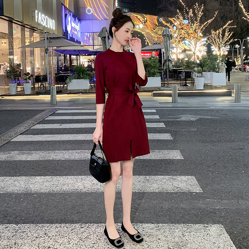 chinese dress ladies Fairycore Flower Long Evening Dress Women Korean Style Puff Sleeve Tun   Pbong
