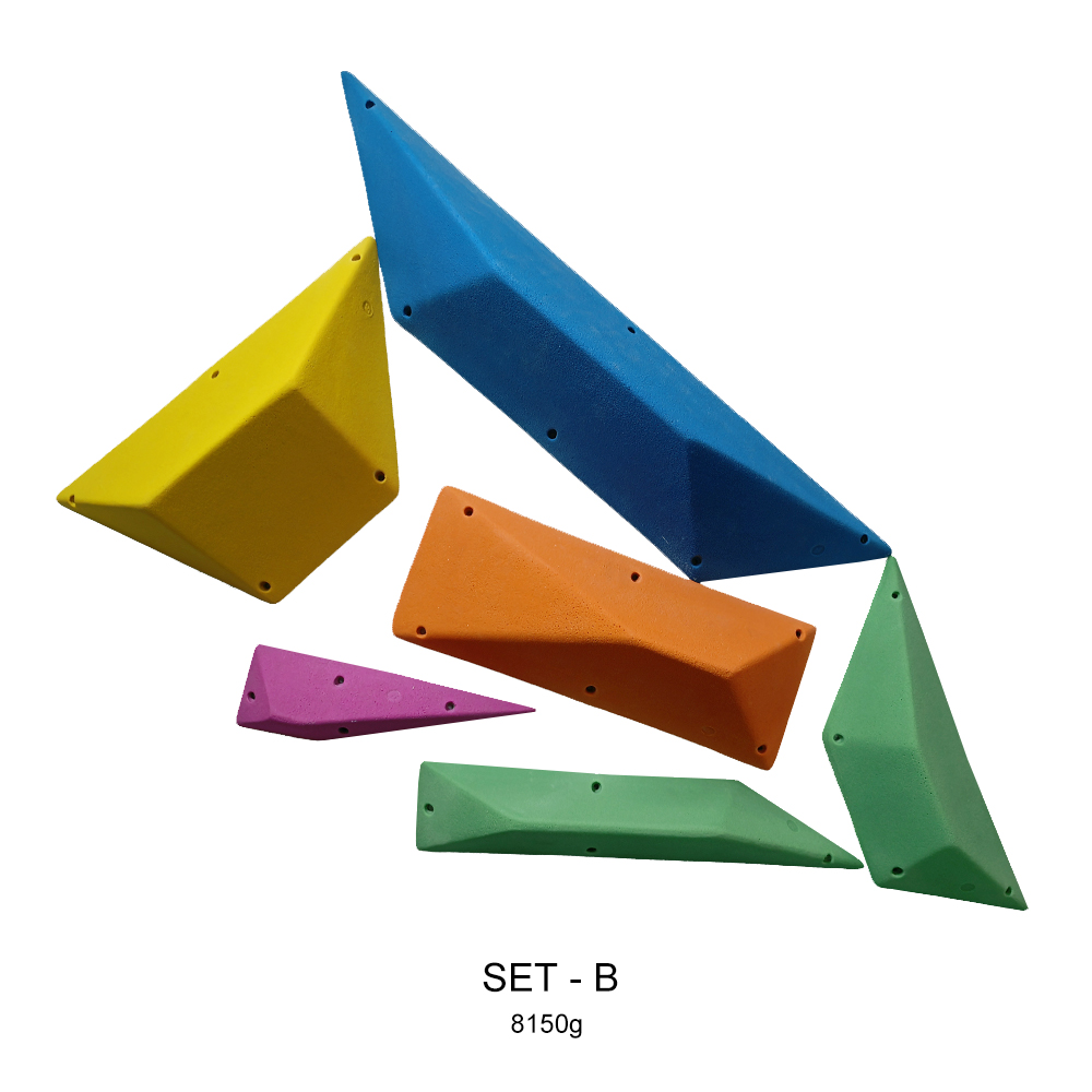 Hollow Holding Stone Point Suit Indoor Outdoor Rock Climbing with stone wall Universal giant rock climbing SET-B