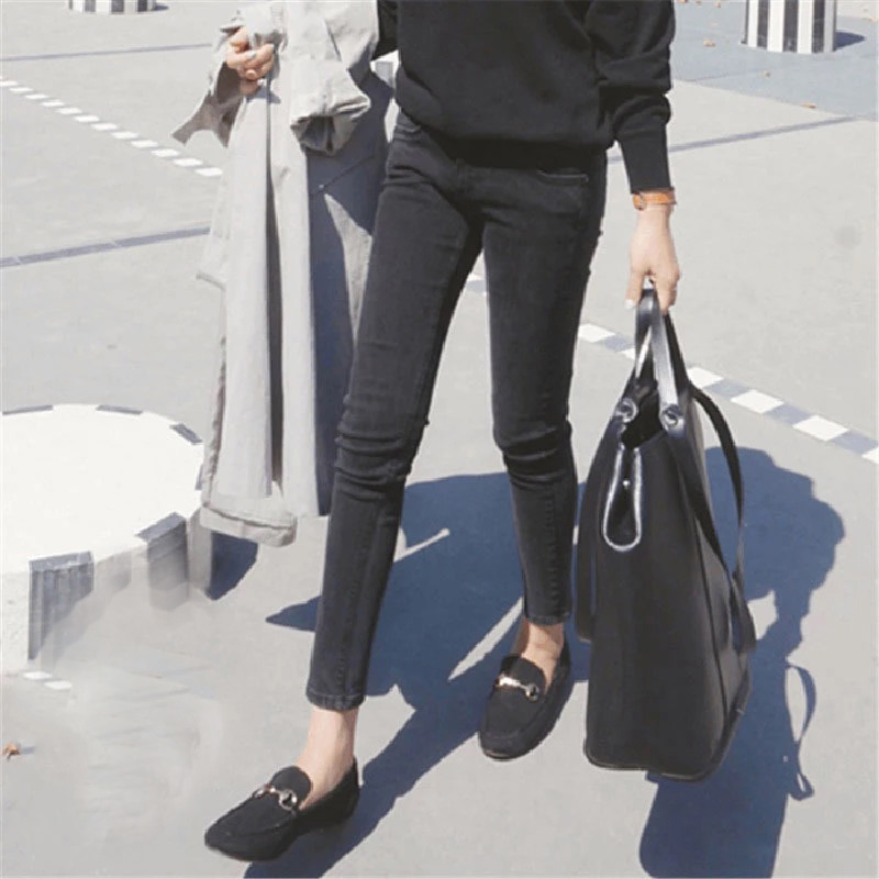 Pregnant women's jeans spring and autumn style outer wear fashion thin cigarette pants autumn belly support underwear long pants autumn and winter wear