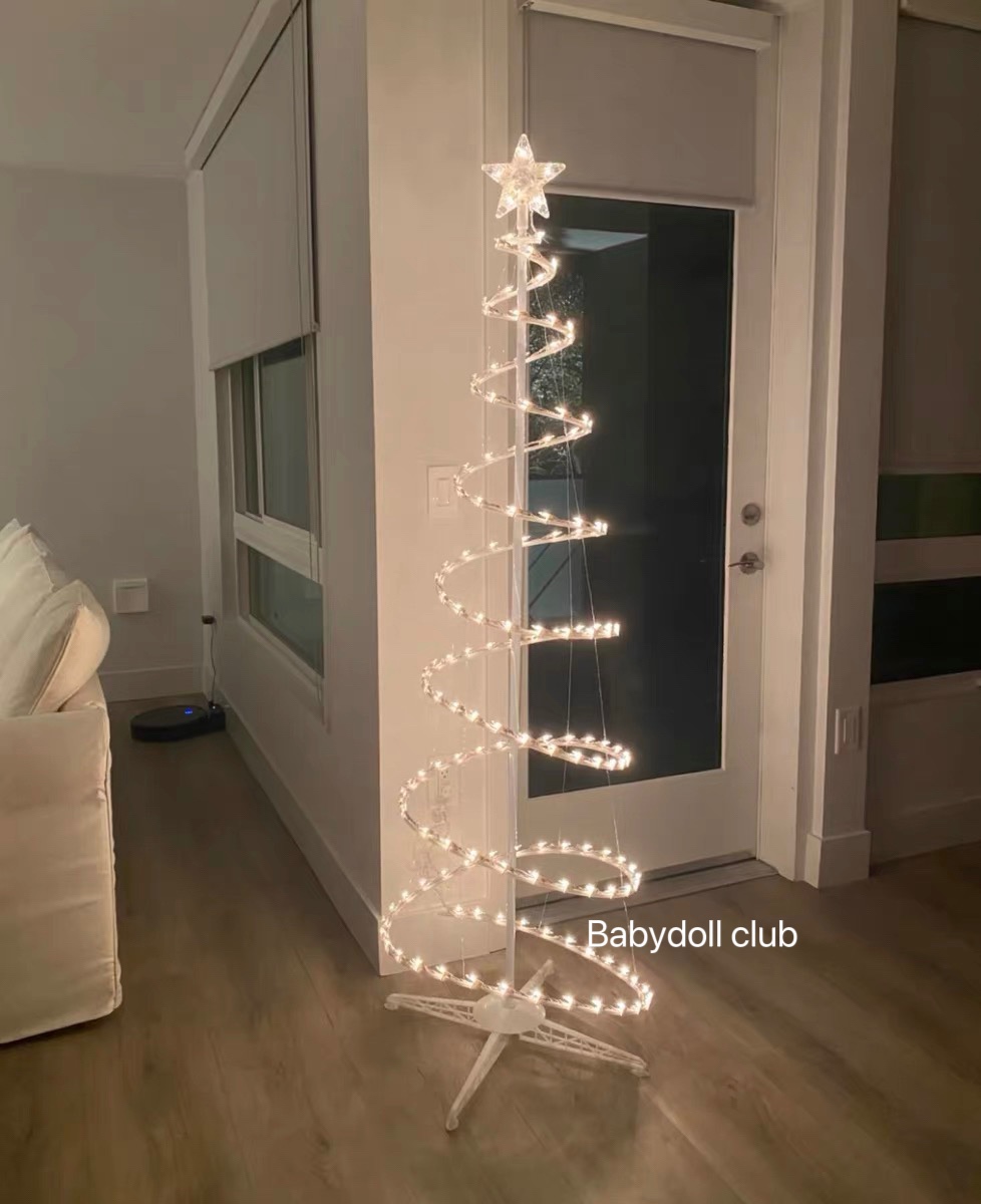 target Christmas tree light small red book co-section DIY assembly bedroom decorative spiral tree light birthday atmosphere light-Taobao