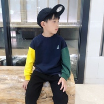 ENOCHBABY Boys Spring and Autumn dress new childrens cotton color - piece sleeve sleeve coat