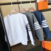 ENOCHBABY 22 Spring and Autumn TB Pure Cotton Waffger Sweater male and female Zipper Casual Costume Clothes for children and children