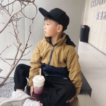 ENOCHBABY New Fall and Winter Day Boys Lamb Campaign Costume Children thicken warm coat