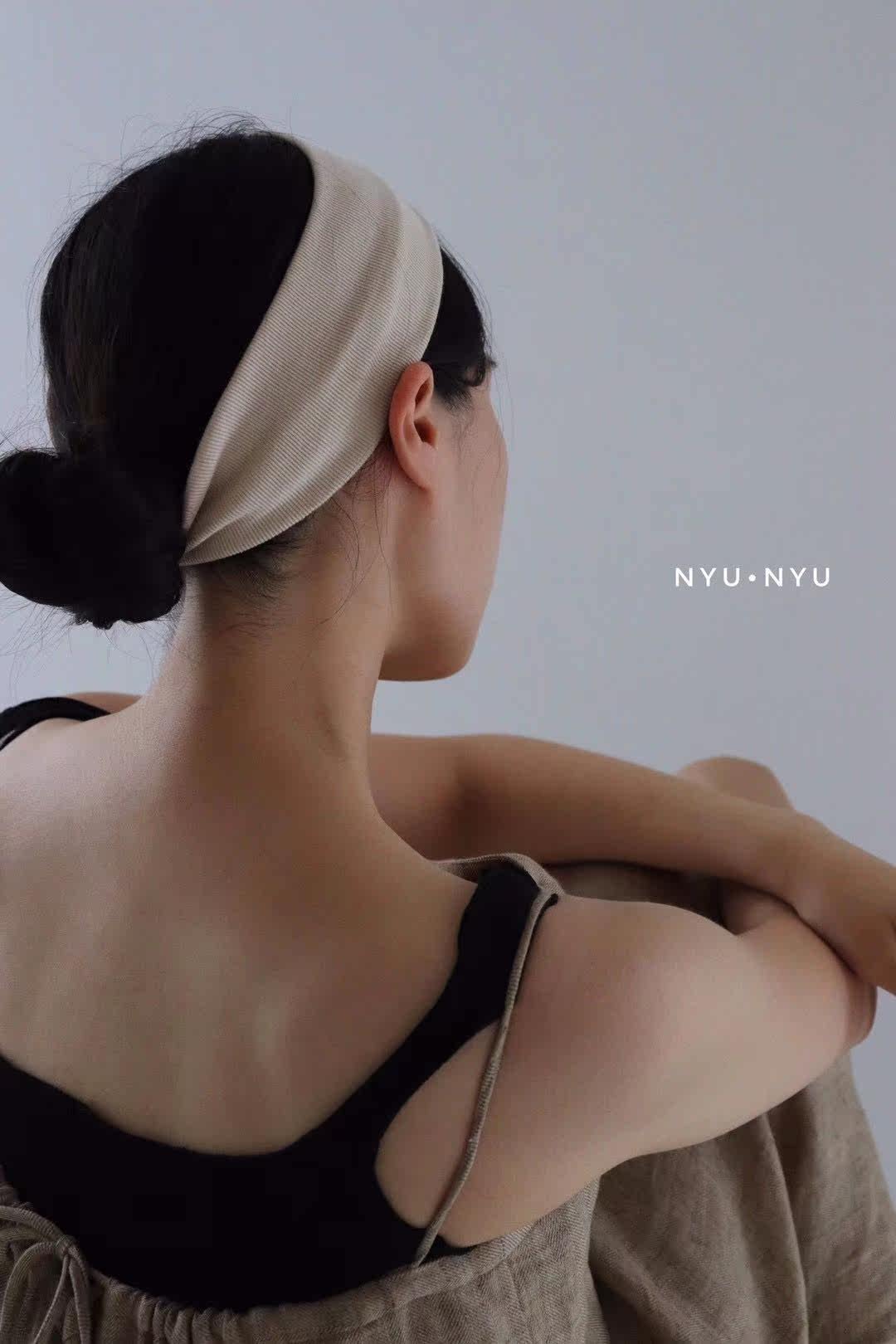 South Korea Dongdaemun Hair Hoop Korean Version of European and American Brief Net Red-ins Stripes Hair Clip Versatile Wash Face Hairdresse