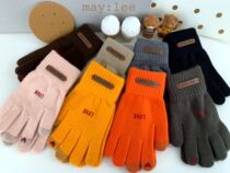 20 Winter ROK East gate mallee minimalist embroidery letters touch screen warm and cold lady gloves