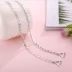 . Dây đeo vai trong suốt chống trượt rhinestone đồ lót dây đeo vai mùa hè dây đeo áo ngực vô hình một từ cổ áo mùa hè lộ vai - Vai tráng