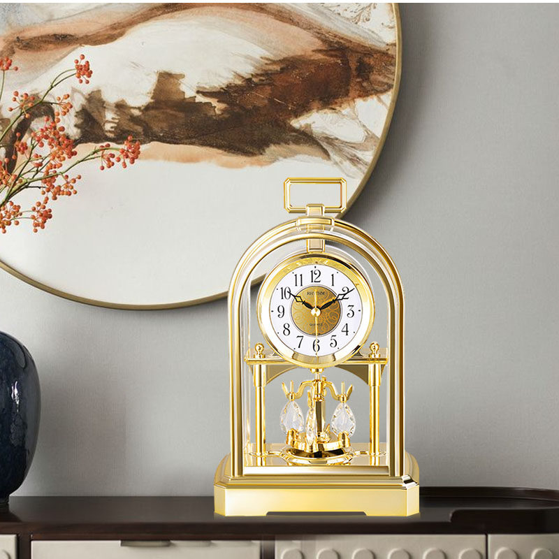 RHYTHM SOUNDTRACK ORIGINAL Entrance Bell Eurostyle Swivel Modern Decoration Seat Clock Silent Living Room Pendulum clock