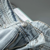 Осенние джинсы для отдыха, цепь, штаны, оверсайз