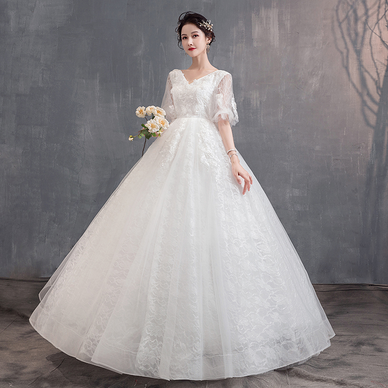 Wedding dress for pregnant, plus size, 2023 collection, fantasy style, high waist Wedding dress for pregnant, plus size, 2023 collection, fantasy style, high waist