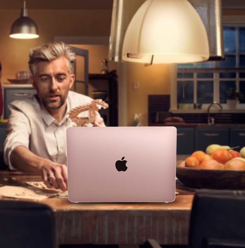 Macbook vỏ bảo vệ Máy tính xách tay Apple vỏ bảo vệ mac12 phim pro13.3 inch siêu mỏng vỏ mờ mềm dán air13 inch 15 trong suốt phụ kiện pha lê làm mát