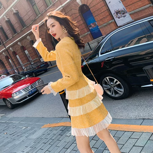 Осеннее приталенное платье, корсет, лонгслив, демисезонная юбка, подходит для подростков