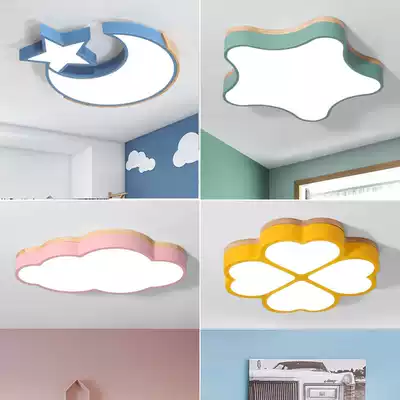 led bedroom lights Nordic simple modern children's room lights macarons ceiling lights creative personality lamps