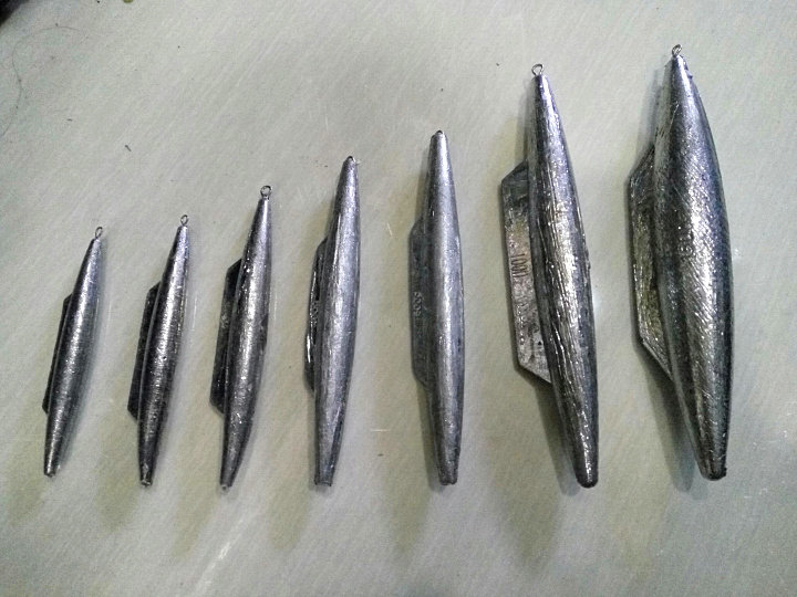 Five-scented fishing gear for fishing sea fish reef shipwreck special conical eggplant-shaped submarine lead fall iron sinker