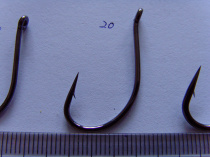 Five-scented fishing gear imported from Japan imported bulk fishing hook sea hook hook straight handle with barbed tube