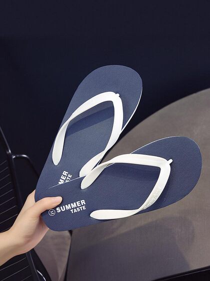 人字拖男2025夏季新款简约潮流沙滩鞋外穿防滑夹脚百搭韩版拖鞋男