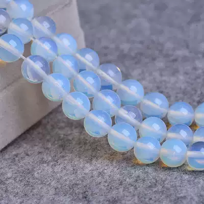 Opal ball beads semi-finished DIY handmade jewelry optimization Opal hand material accessories partition beads with beads