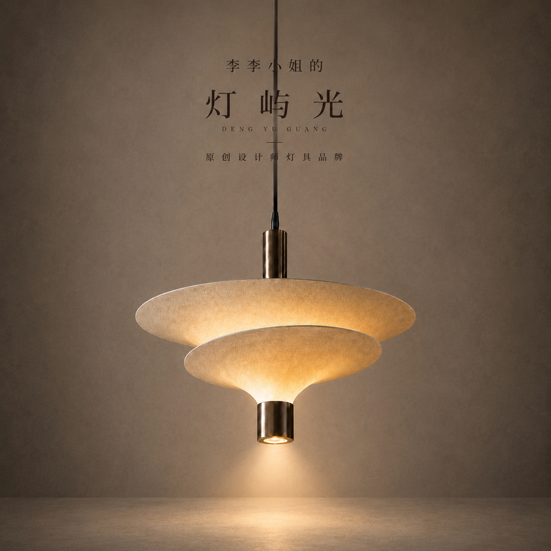 Li Li's Light Island Creative Ufo Lamp Bedroom Dining Room Study Modern Retro Designer Small Cyclone Art Lamp