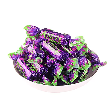 紫皮糖500g俄罗斯风味果仁夹心巧克力糖果