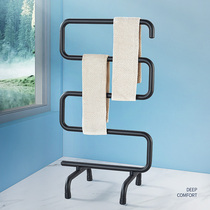 Floor-standing mobile intelligent electric towel rack living room balcony bedroom small apartment thermostatic storage drying towel rack