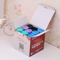 Handheld large capacity garbage bag thick large kitchen disposable vest black plastic bag