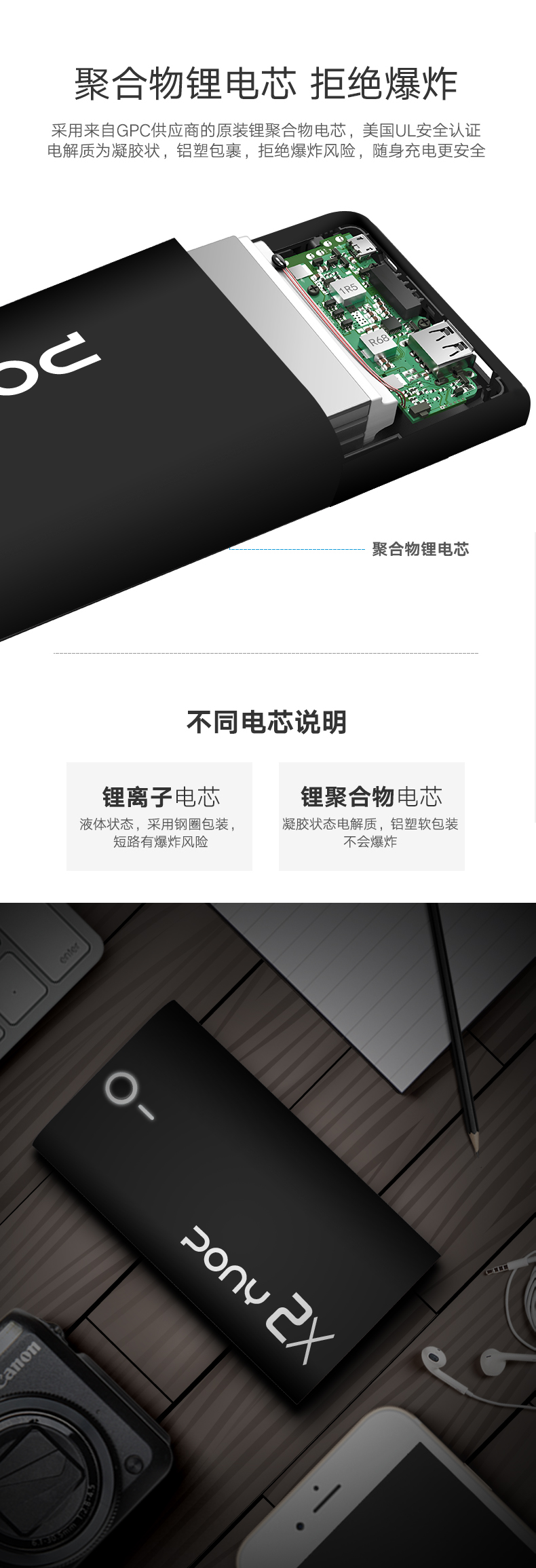 Táo Anzhuo Hua là OPPO kê điện thoại phổ thông điện thoại di động cao cấp công suất siêu mỏng sạc di động kho báu PONY - Ngân hàng điện thoại di động cục sạc dự phòng xiaomi